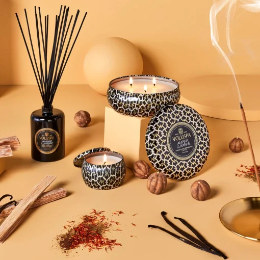 Voluspa Mini Tin|Ambre Lumiere