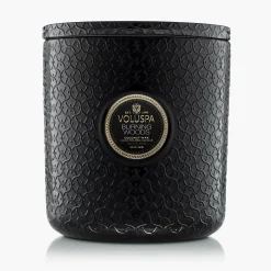 Voluspa 5 Wick Hearths|Burning Woods