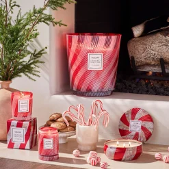 Voluspa 3 Wick Tin|Crushed Candy Cane