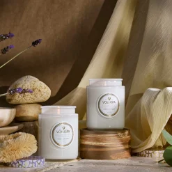 Voluspa Large Jars|Eucalyptus & White Sage|Eucalyptus & White Sage
