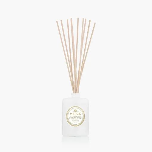 Voluspa Reed Diffusers|Eucalyptus & White Sage|Eucalyptus & White Sage