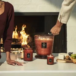 Voluspa Forbidden Fig|5 Wick Hearths|Forbidden Fig