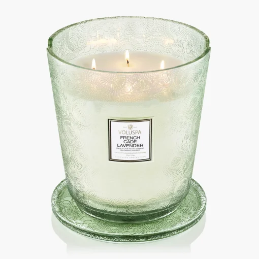 Voluspa 5 Wick Hearths|French Cade Lavender|French Cade Lavender