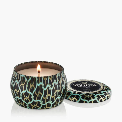 Voluspa French Linen|Mini Tin|French Linen