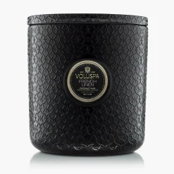 Voluspa 5 Wick Hearths|French Linen|French Linen