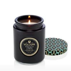 Voluspa Large Jars|French Linen|French Linen