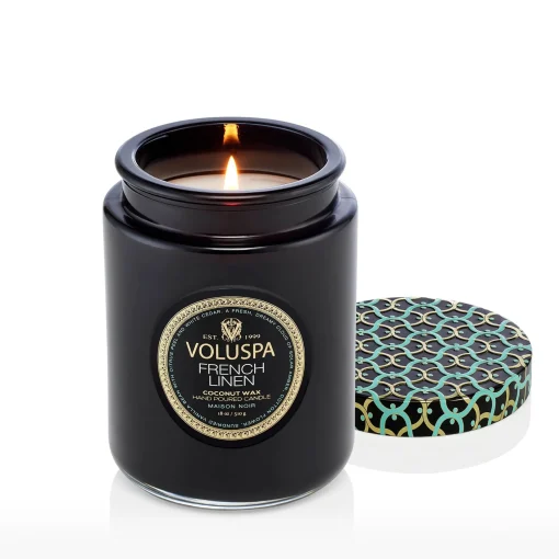 Voluspa Large Jars|French Linen|French Linen