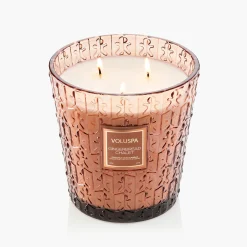 Voluspa 3 Wick Hearths + Luxe|Gingerbread Chalet