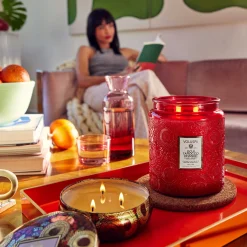 Voluspa Goji Tarocco Orange|3 Wick Tin|Goji Tarocco Orange