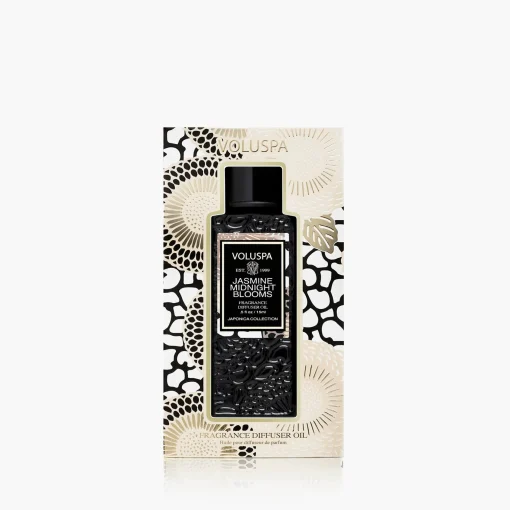 Voluspa Ultrasonic Diffuser Oils|Ultrasonic Diffuser Device|Jasmine Midnight Blooms