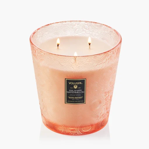 Voluspa 3 Wick Hearths + Luxe|Kalahari Watermelon