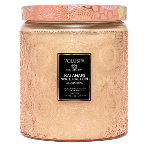Voluspa 3 Wick Hearths + Luxe|Kalahari Watermelon