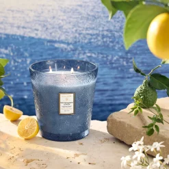Voluspa Mediterranean Lemon|3 Wick Hearths + Luxe|Mediterranean Lemon