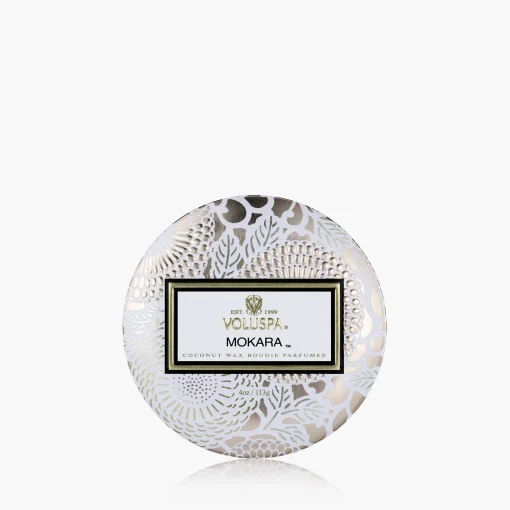 Voluspa Mini Tin|Mokara Orchid|Mokara