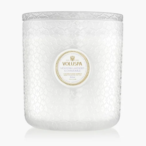 Voluspa 5 Wick Hearths|Mountain Lavender & Chamomile|Mountain Lavender & Chamomile