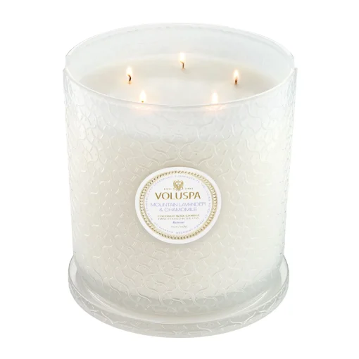 Voluspa 5 Wick Hearths|Mountain Lavender & Chamomile|Mountain Lavender & Chamomile