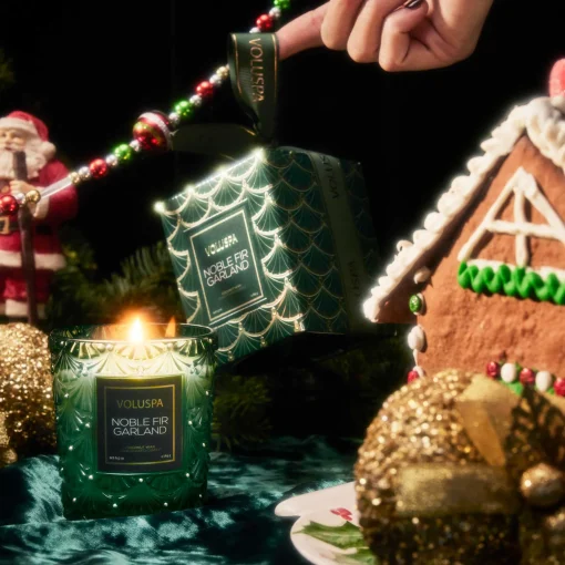 Voluspa Noble Fir Garland|Classic Candles|Noble Fir Garland