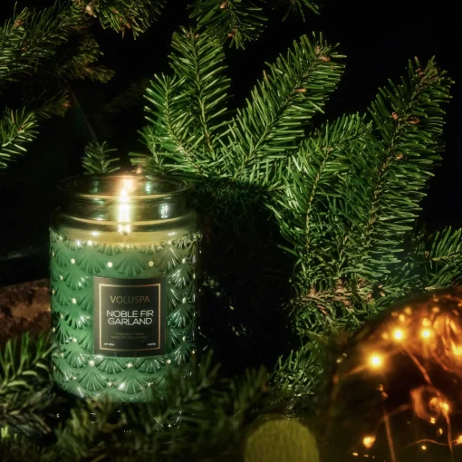 Voluspa Large Jars|Noble Fir Garland|Noble Fir Garland