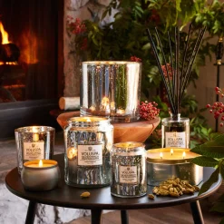 Voluspa 3 Wick Hearths + Luxe|Silver Birch Peppercorn