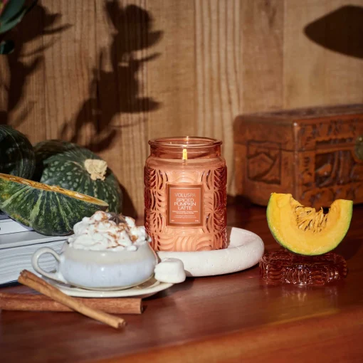 Voluspa Spiced Pumpkin Latte|Large Jars|Spiced Pumpkin Latte