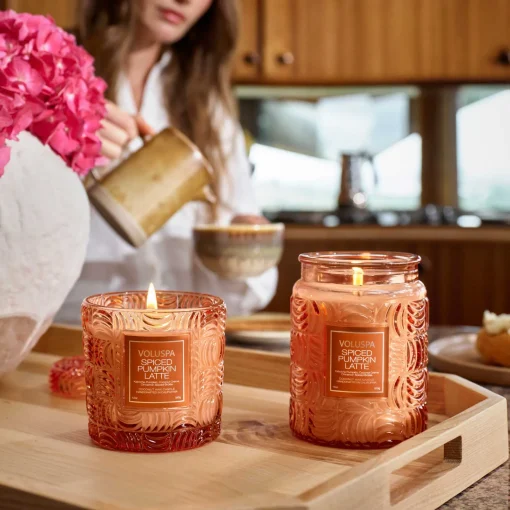 Voluspa Spiced Pumpkin Latte|Large Jars|Spiced Pumpkin Latte