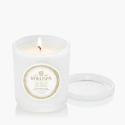 Voluspa Classic Candles|Suede Blanc