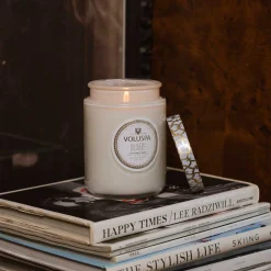Voluspa Large Jars|Suede Blanc
