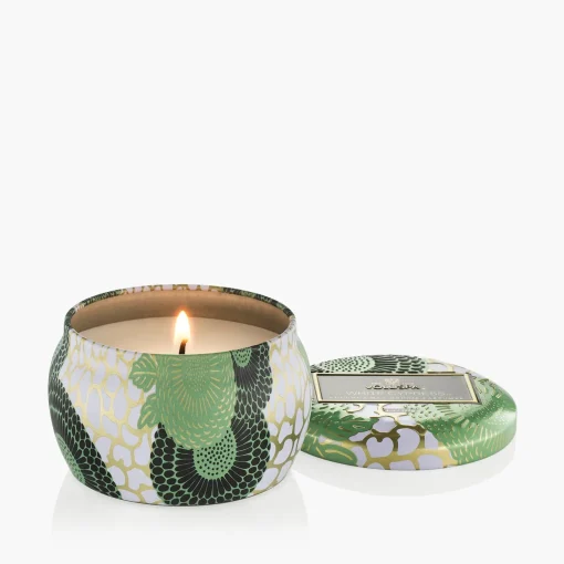 Voluspa Mini Tin|White Cypress|White Cypress