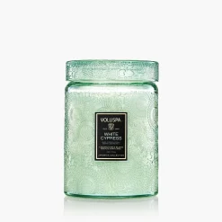 Voluspa White Cypress|Large Jars|White Cypress
