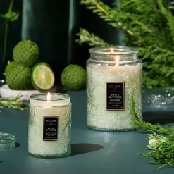 Voluspa White Cypress|Large Jars|White Cypress