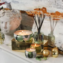 Voluspa White Cypress|3 Wick Tin|White Cypress