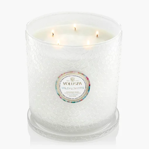 Voluspa 5 Wick Hearths|Wildflowers